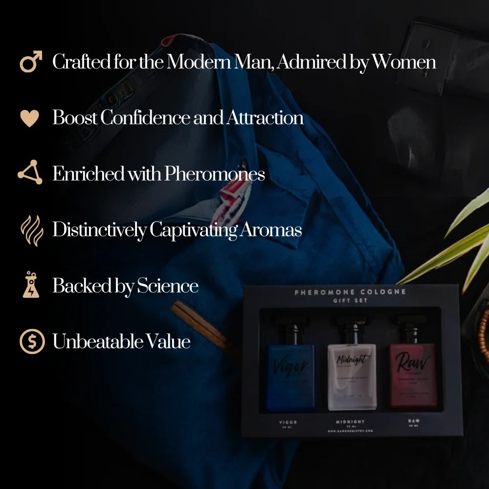 Pheromone Infused Cologne Gift Set